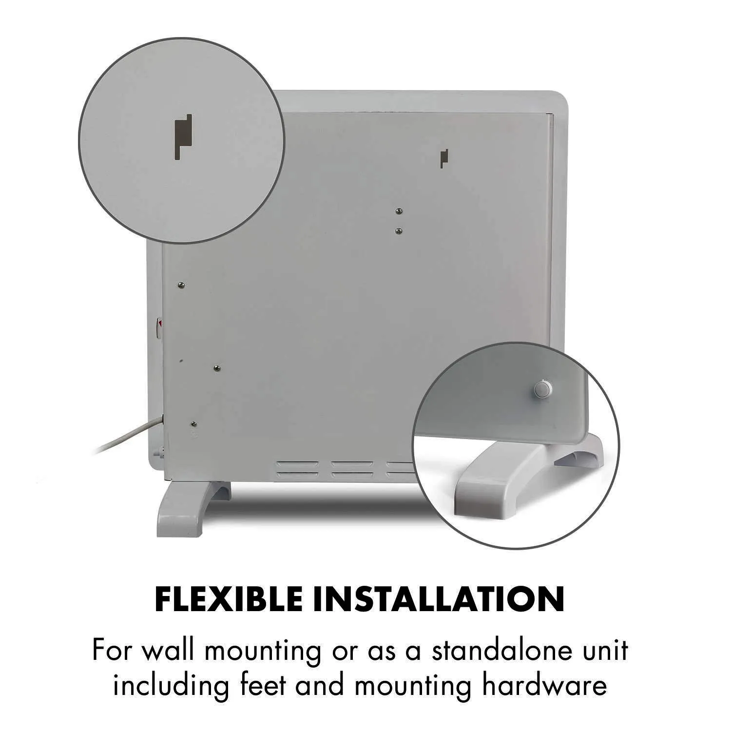 Klarstein HeatPal Mica 15 chauffage électrique 1500W blanc