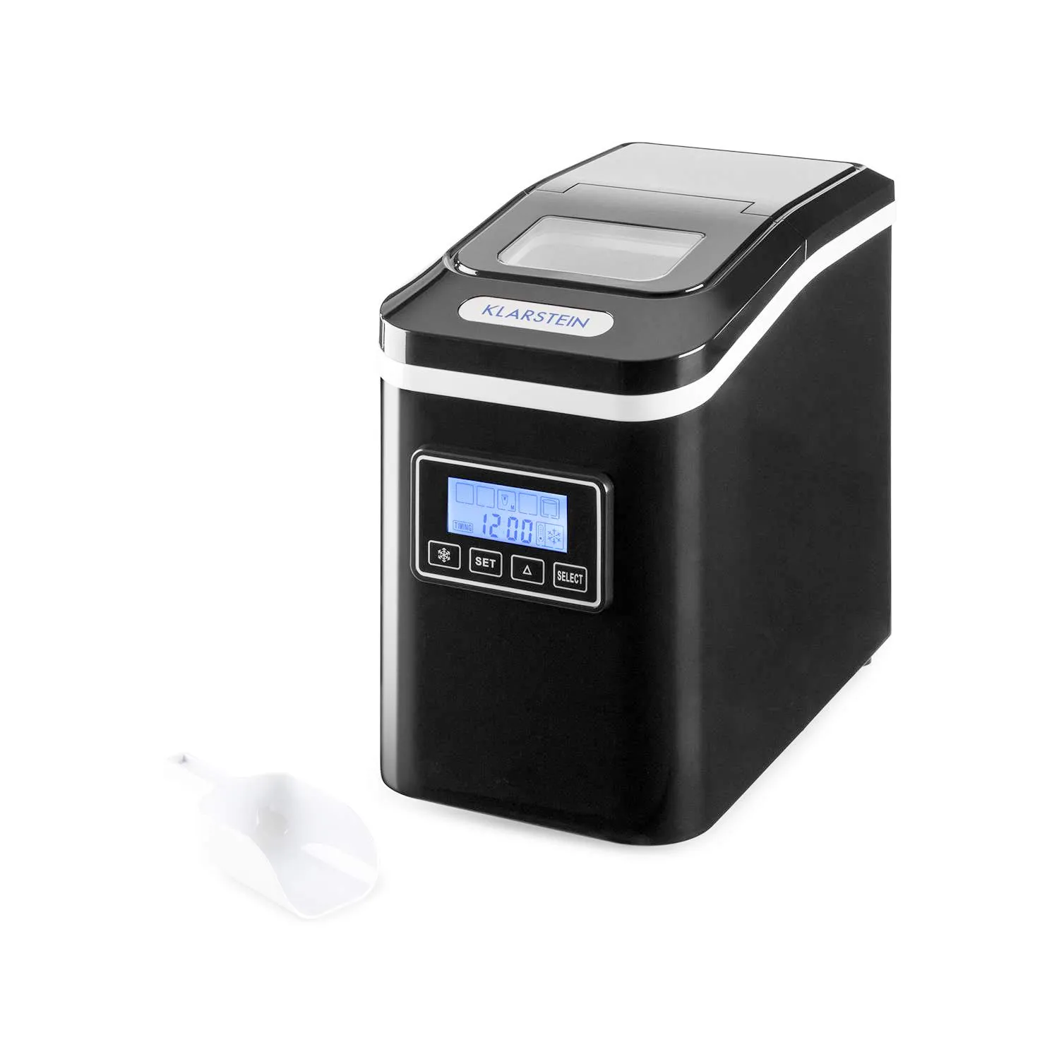 Klarstein Lannister machine à glaçons noire