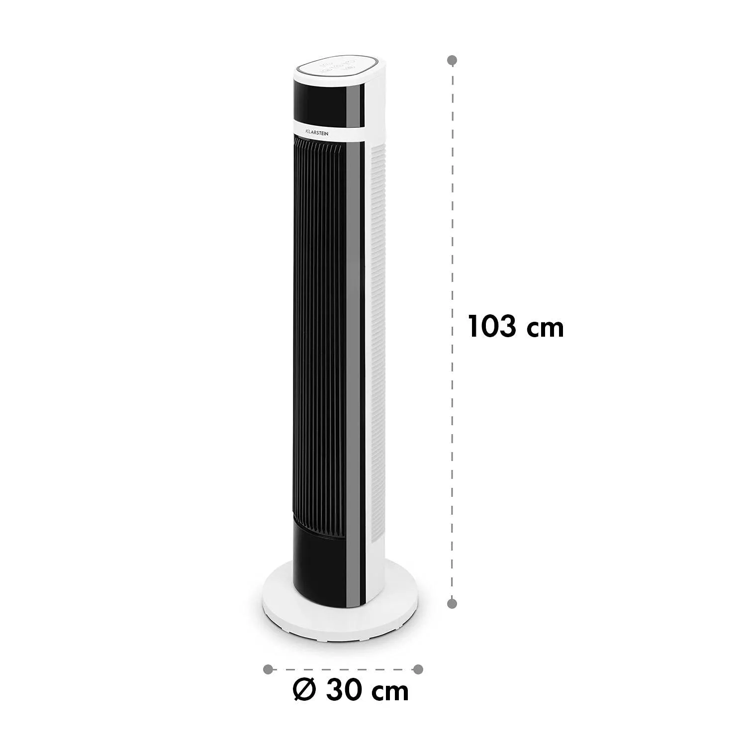 Klarstein Icetower Smart ventilateur colonne blanc WiFi