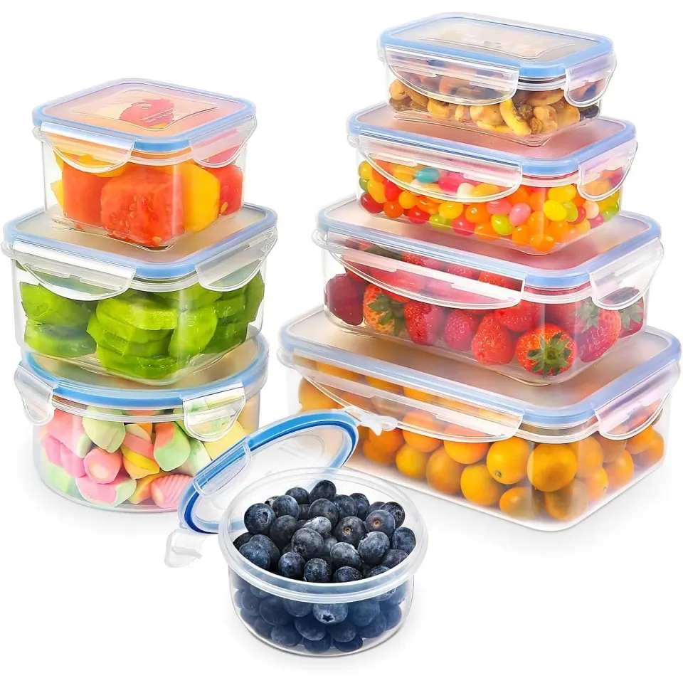 YASHE Set 16 Pièces Boîtes Alimentaires Hermétiques
