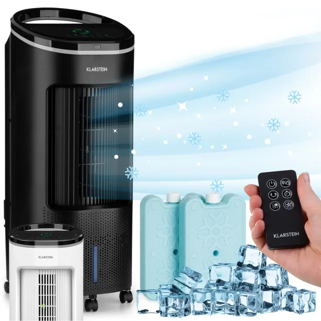 Klarstein 4 en 1 rafraichisseur d'air 7L 65W silencieux