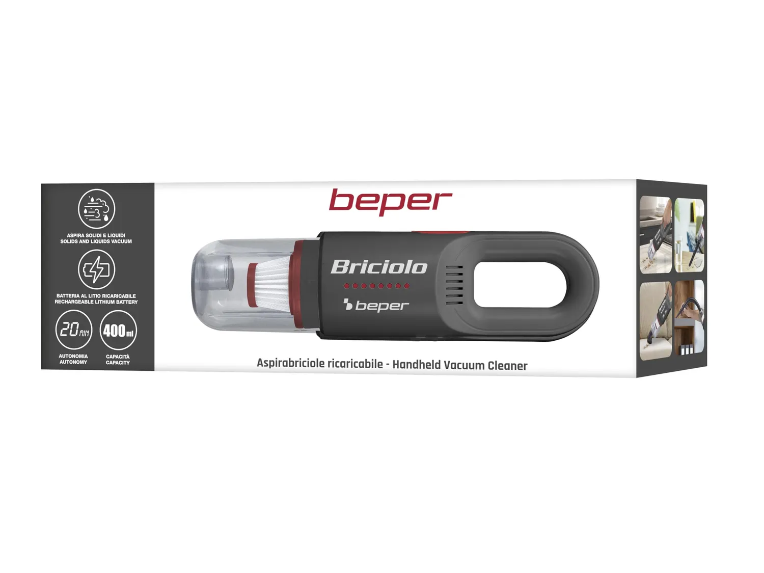 Beper P202ASP401 aspirateur à main sans fil 400 ml