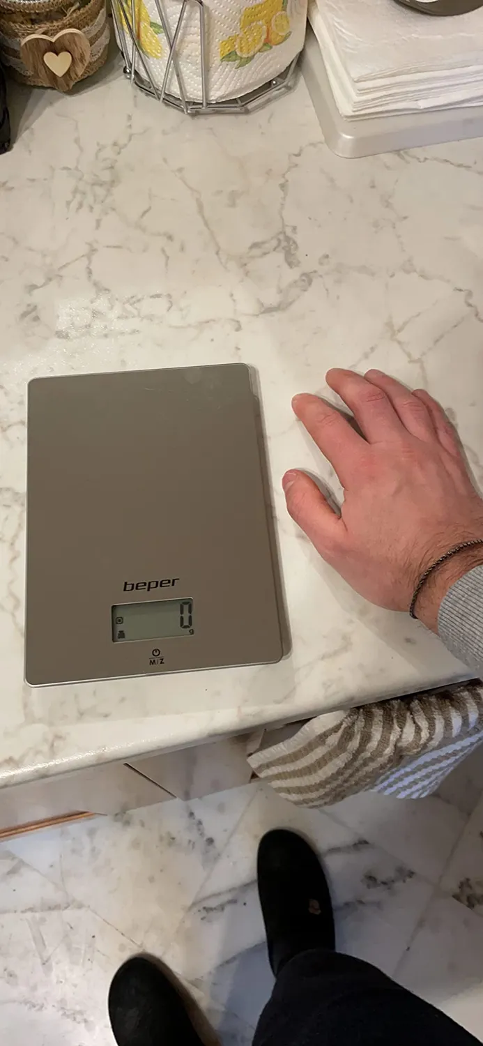 Beper 90.131 balance de cuisine électronique 5 kg argent