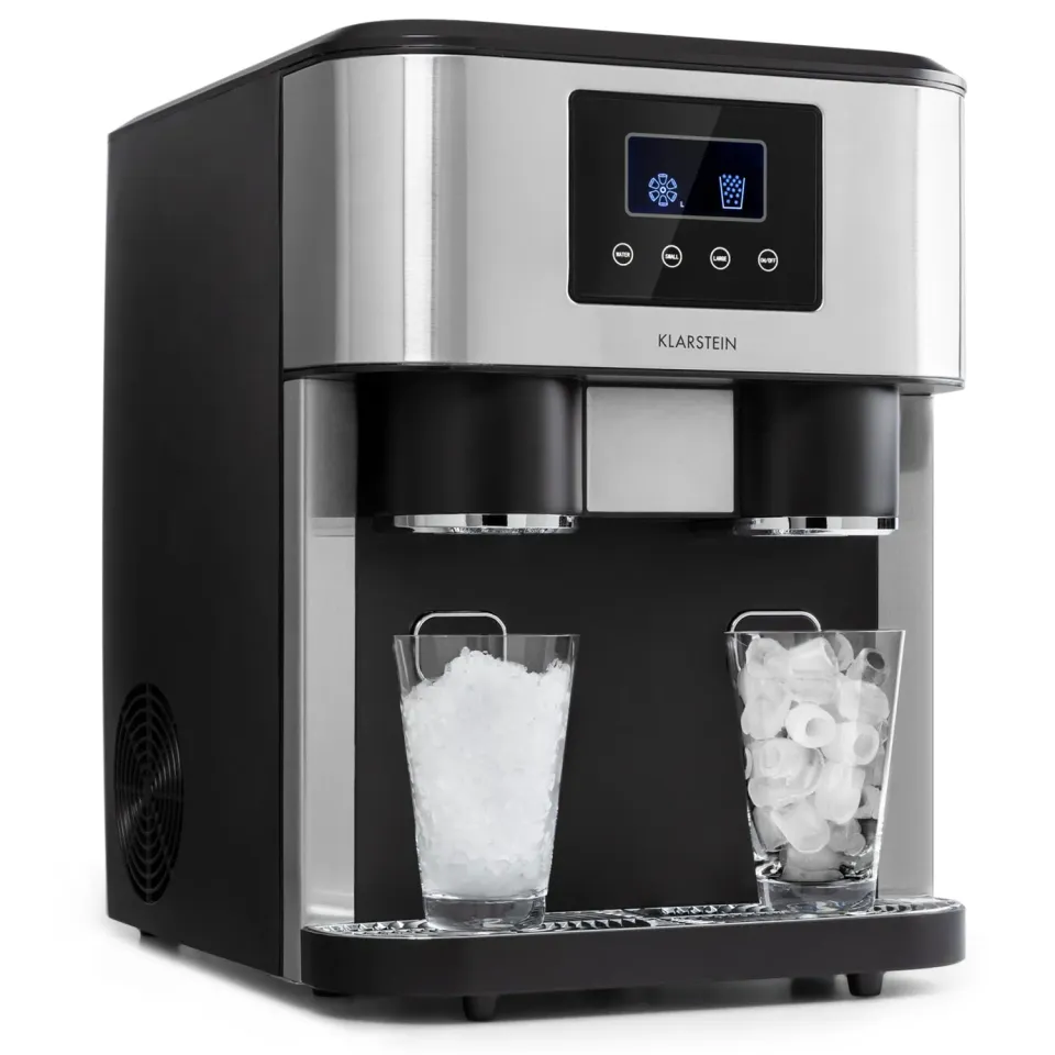 Klarstein Eiszeit Crush machine à glaçons inox 1,8L 15kg