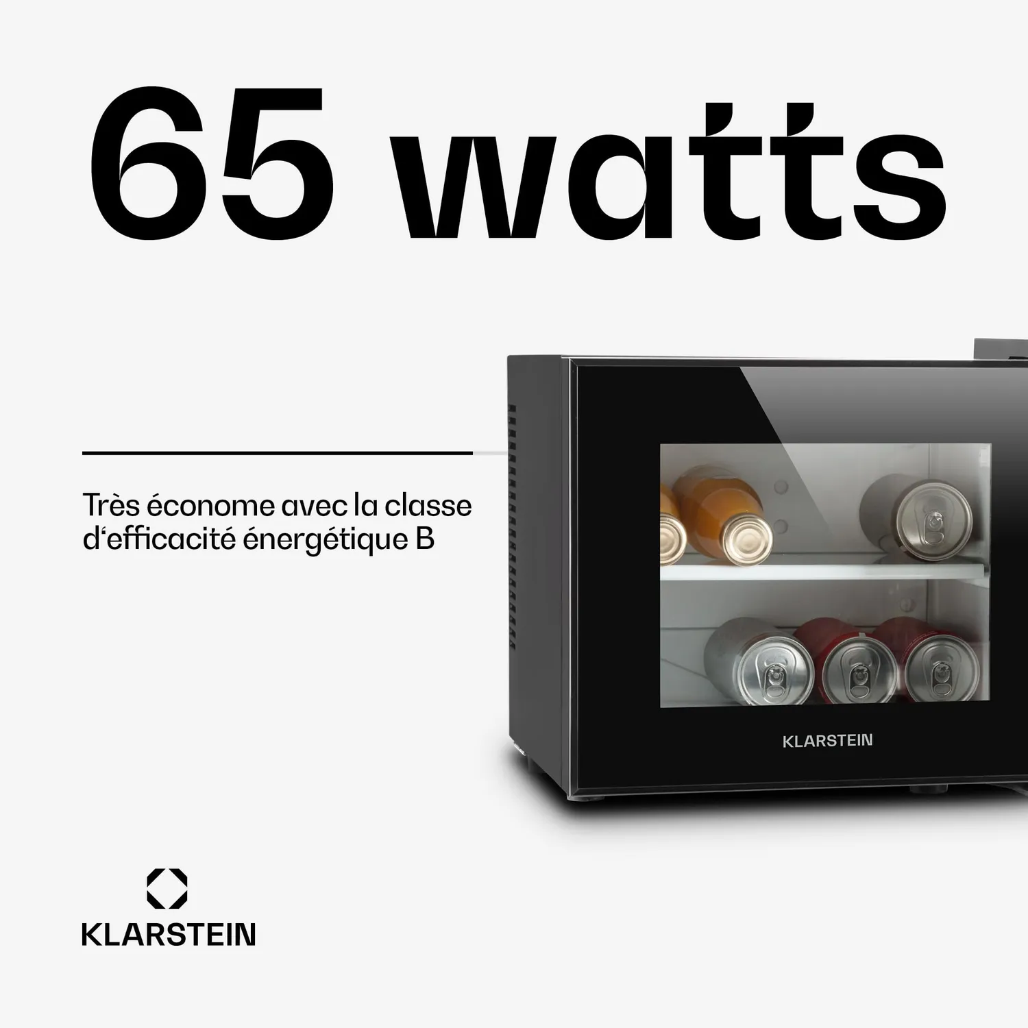 Klarstein Frosty Mini mini frigo 10 L noir silencieux 30 dB