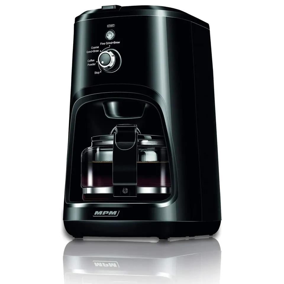 MPM MKW-04 cafetière filtre avec broyeur 0,6 L noir