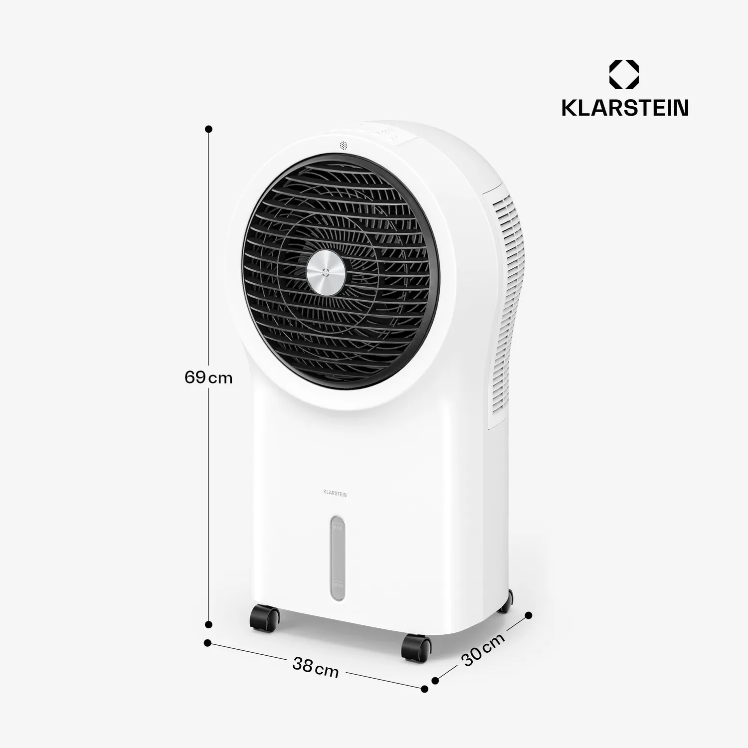 Klarstein Whirlwind rafraîchisseur 6 L blanc 30 m²