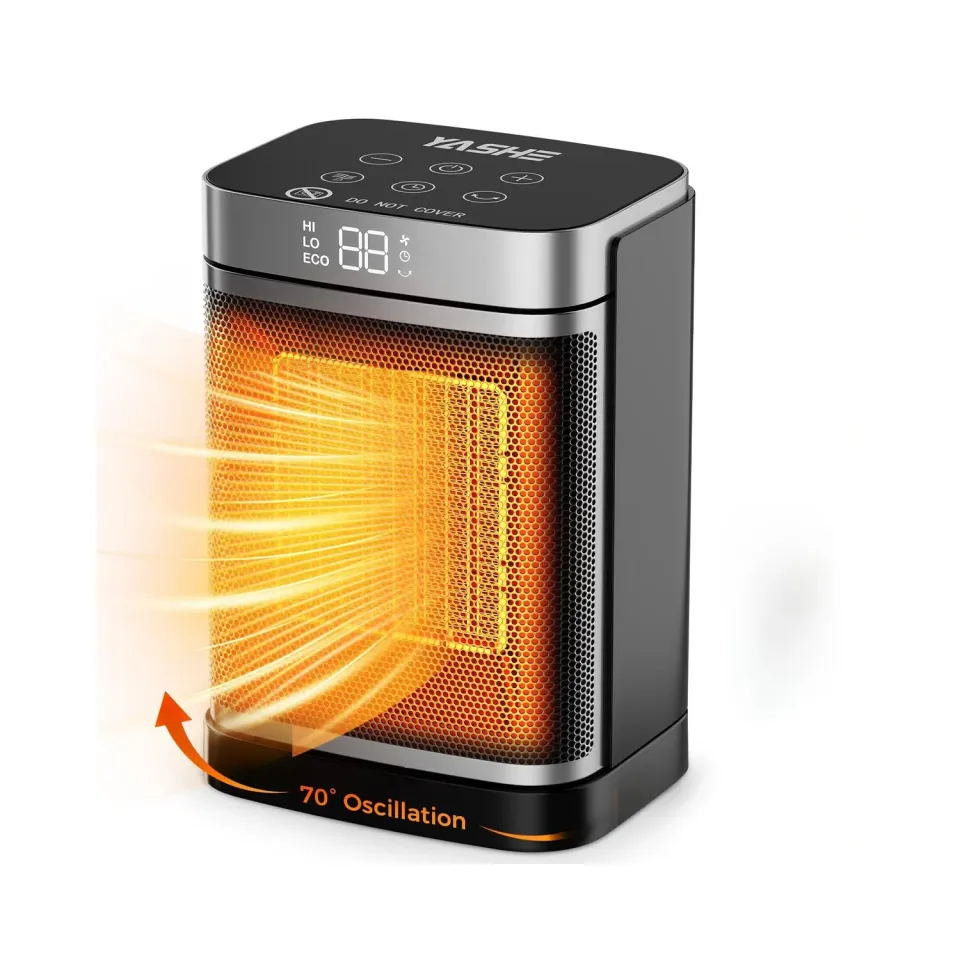 YASHE Chauffage Céramique PTC 1500W silencieux