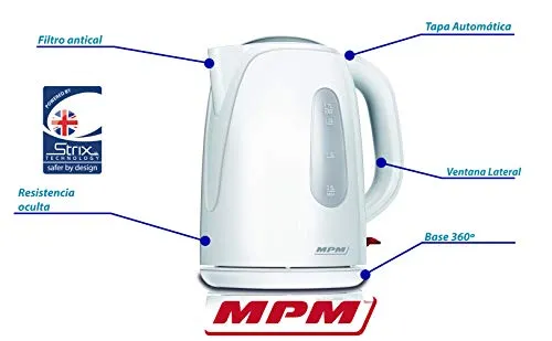 MPM MCZ-82 bouilloire électrique 1,7 L 2200 W