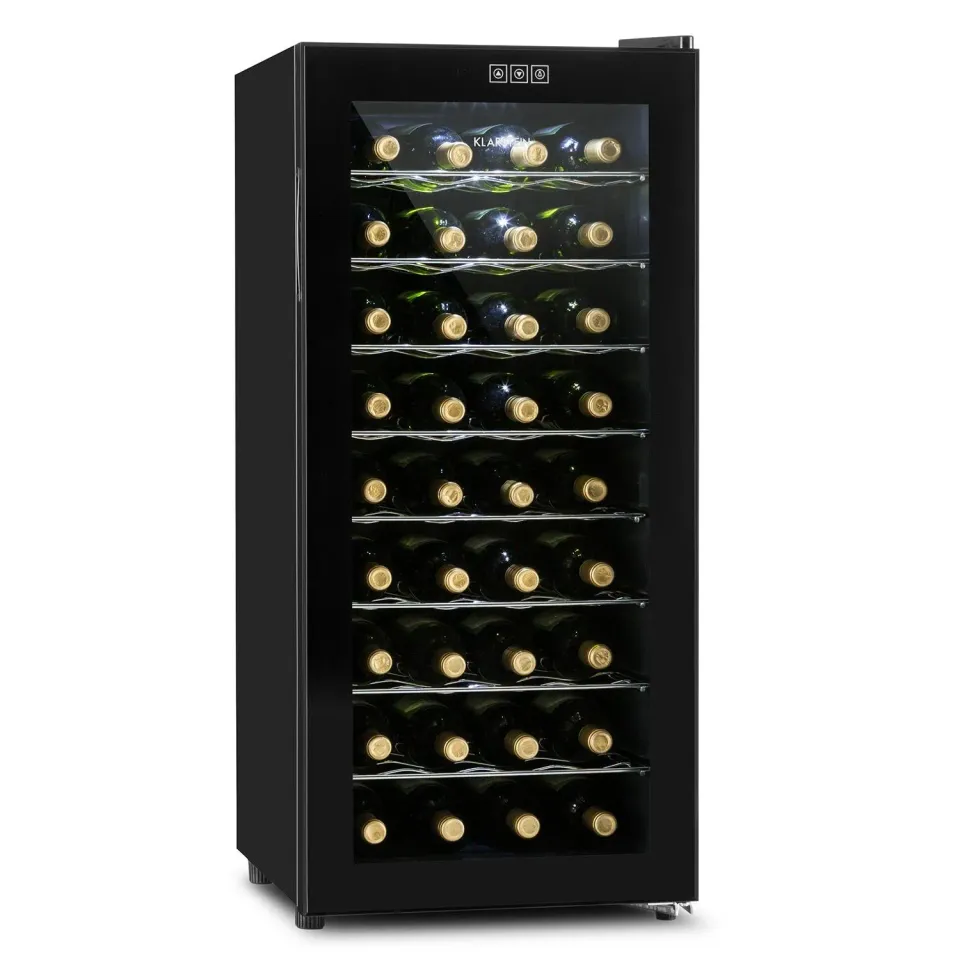 Klarstein Vivo Vino cave à vin 36 bouteilles 118 L noir