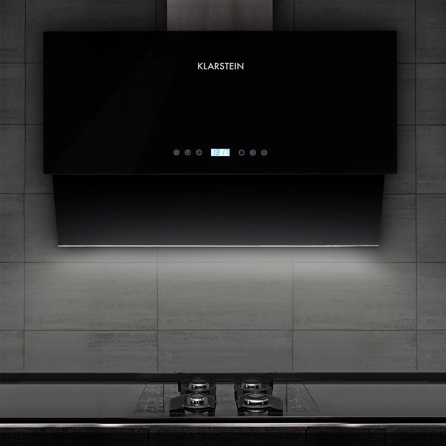 Klarstein Aurea VII hotte aspirante 90 cm noir 620 m³/h