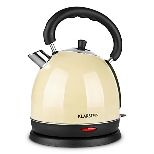 Klarstein Teatime théière électrique crème 1,8 L