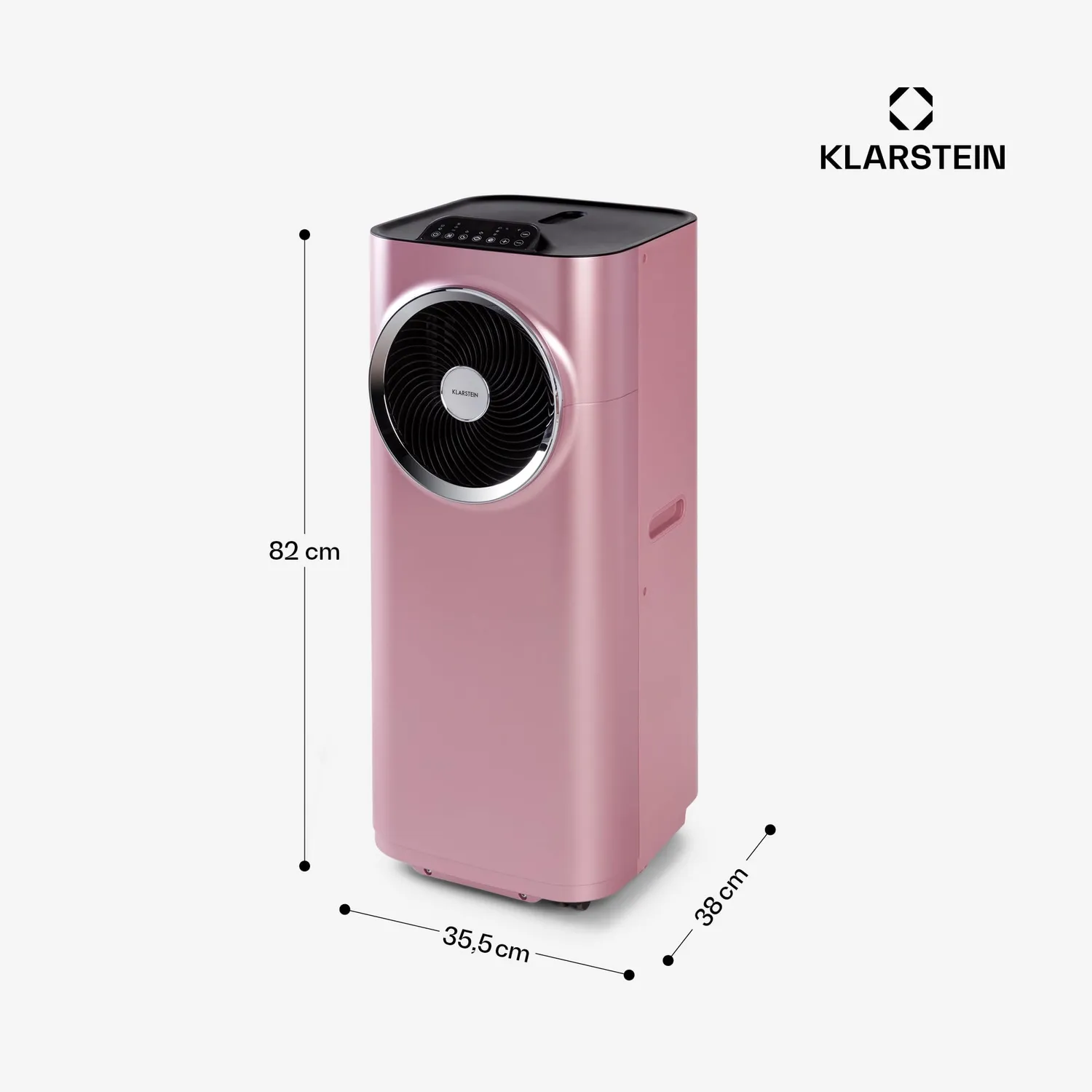 Klarstein Kraftwerk Smart 10K climatiseur mobile or rose 10000 BTU