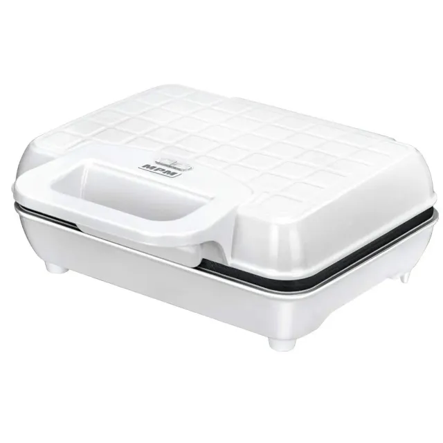 MPM MGO-25 gaufrier 2 gaufres belges 1000W blanc