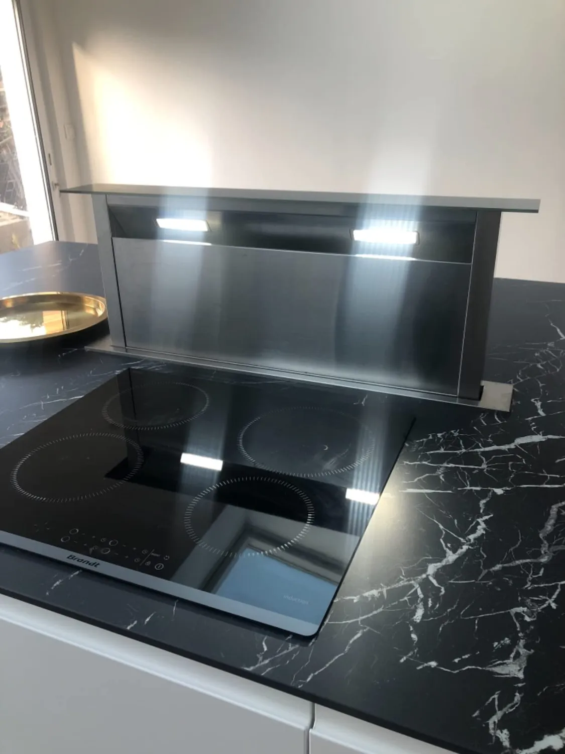 Klarstein Downdraft hotte 90 cm encastrable 507 m3/h