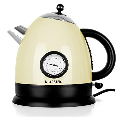 Klarstein Aquavita bouilloire 1,5 L crème 2200 W