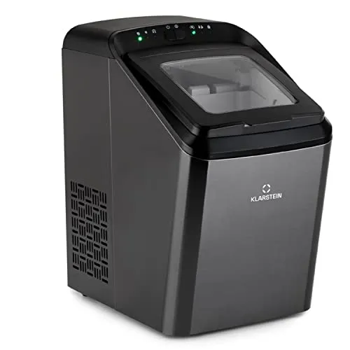 Klarstein Machine à Glaçons 2,9 L 15 kg/jour 2 Tailles Inox
