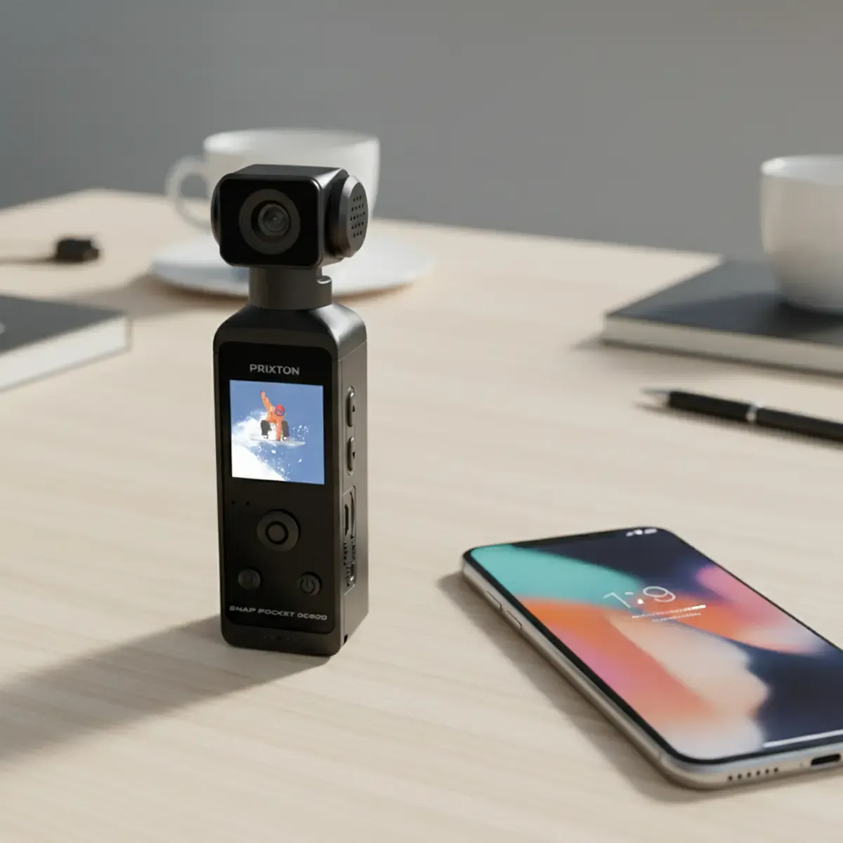 Prixton Snap Pocket DC600 caméra vlog 5K 50MP