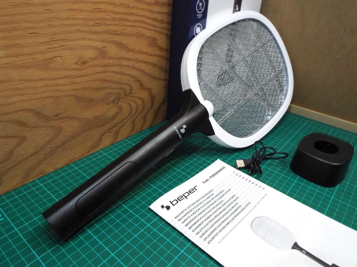 Beper P206ZAN250 raquette anti-moustiques USB rechargeable