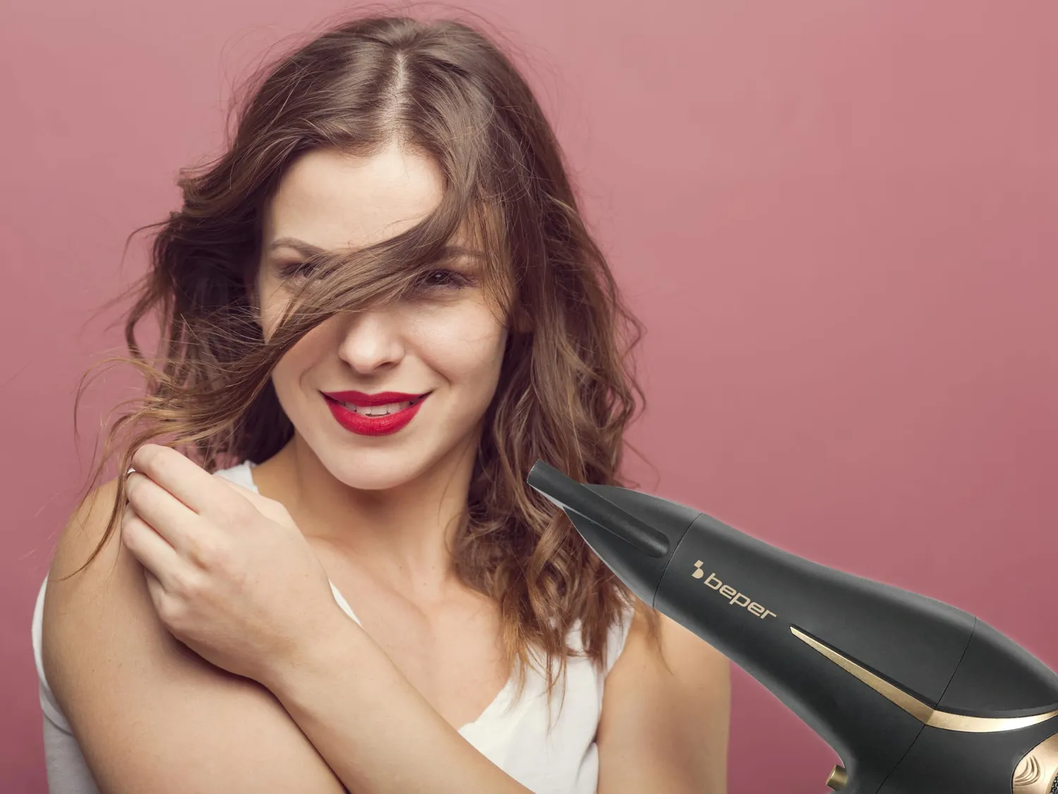 Beper 40.404 Sèche-Cheveux 2200 W Pliable avec Diffuseur