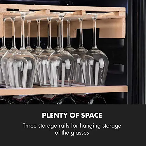 Klarstein Barossa étagère verres bois pour 77D