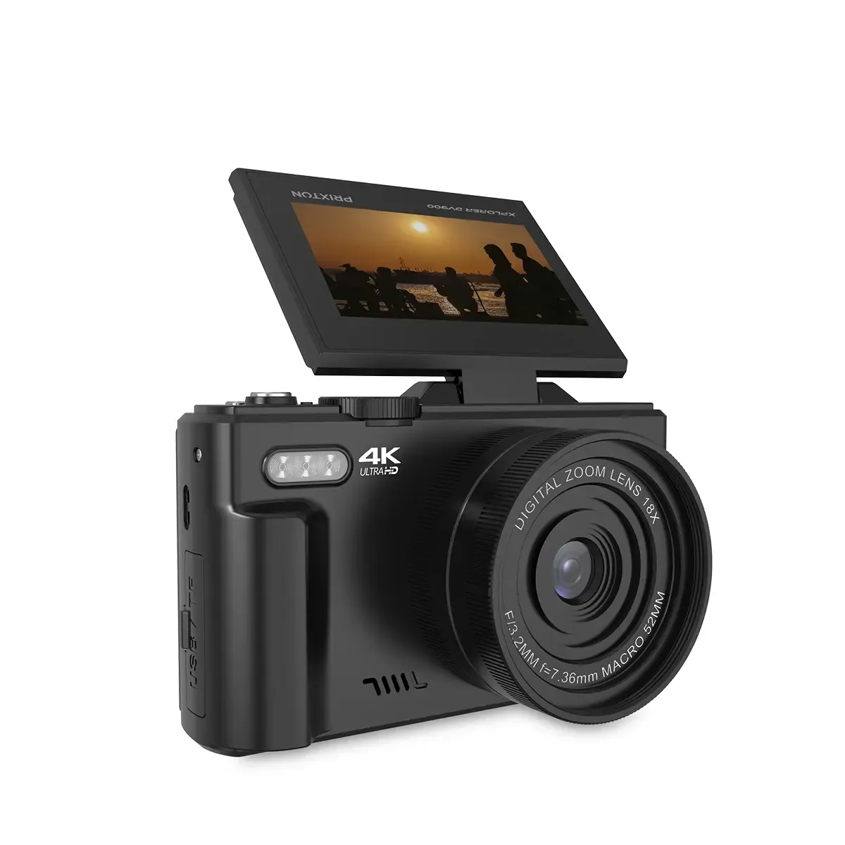 Prixton Xplorer DV900 appareil photo 4K noir 64 MP