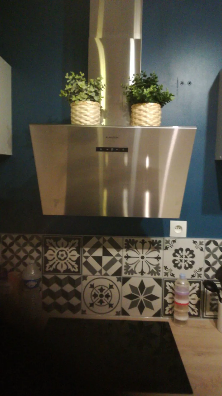 Klarstein Silver Lining 60 hotte murale 60 cm argent 600 m3/h
