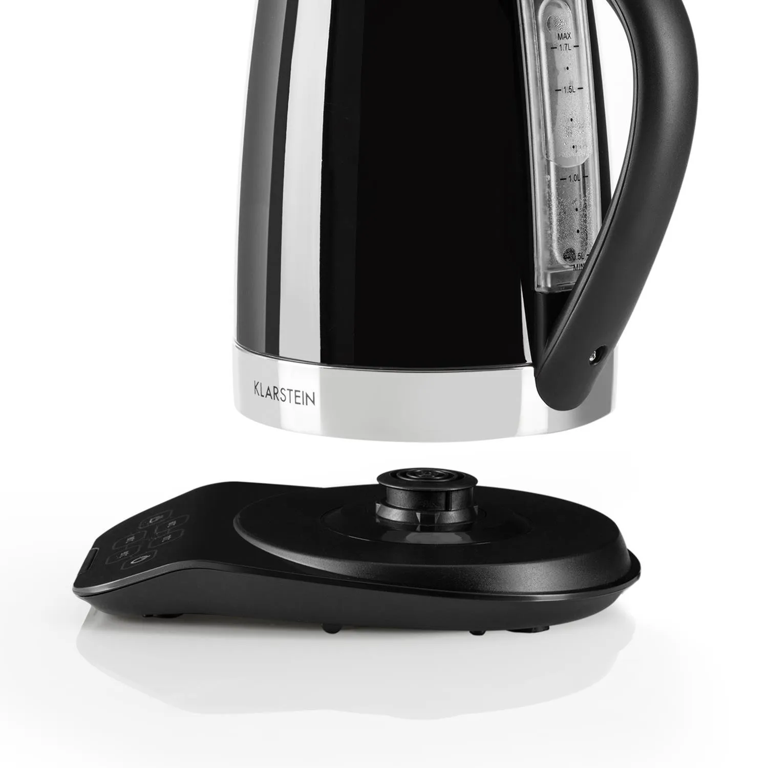 Klarstein Gulliver bouilloire noire 1,7 L 2200 W