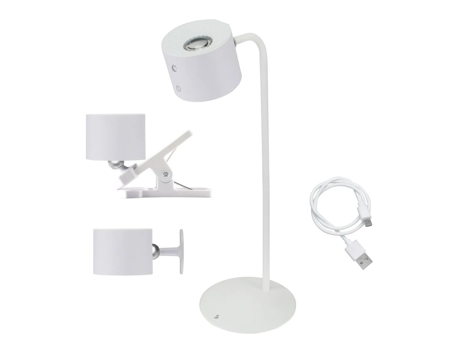 Beper Luminì P201UTP304 lampe tactile noire rechargeable