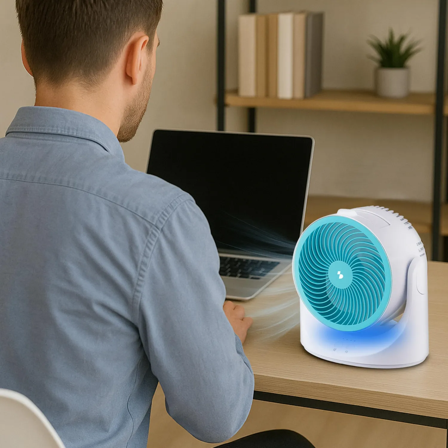 Beper P206RAF202 mini ventilateur USB LED 3 vitesses