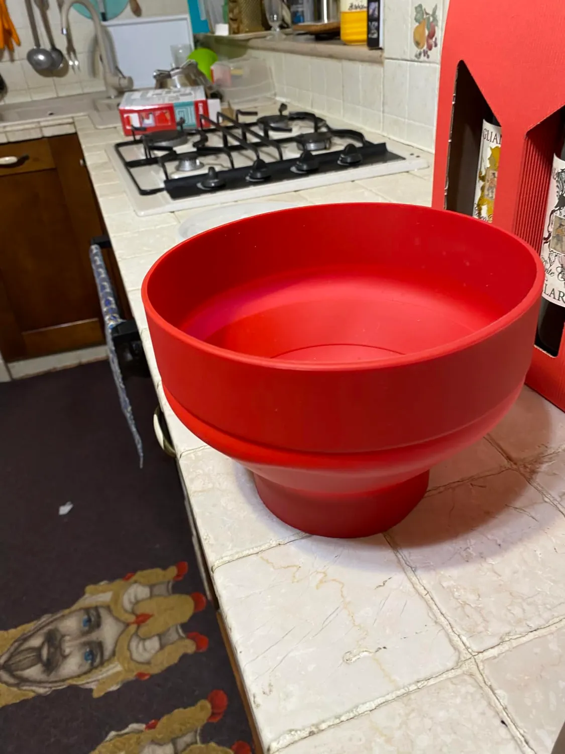 Beper C106CAS002 pop-corn micro-ondes pliable rouge 2,5 L