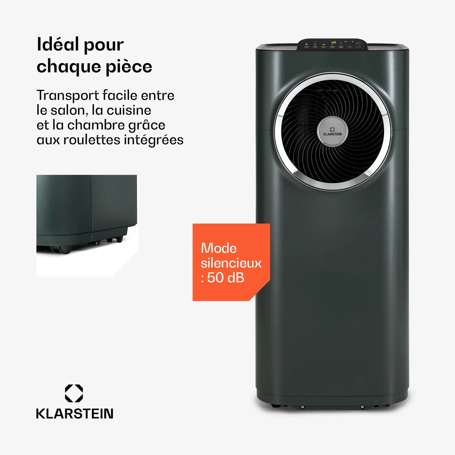Klarstein Kraftwerk Eco Smart 11 clim mobile anthracite