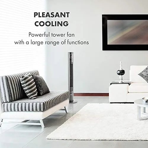 Klarstein Highwind ventilateur tour 50W anthracite 1650 m³/h