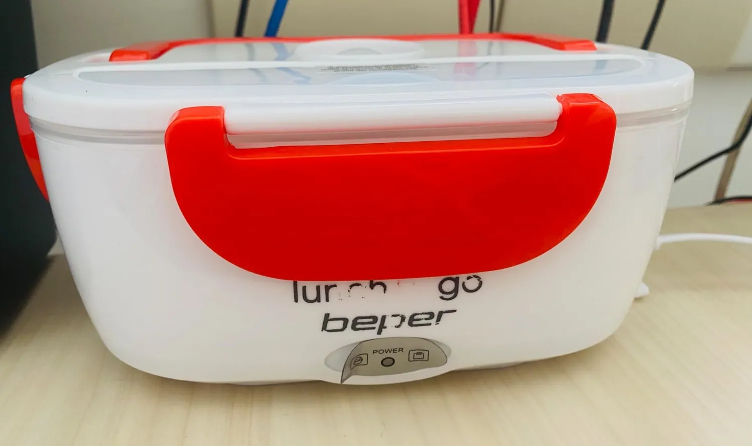 Beper 90.920G gamelle chauffante électrique jaune 1,45 L