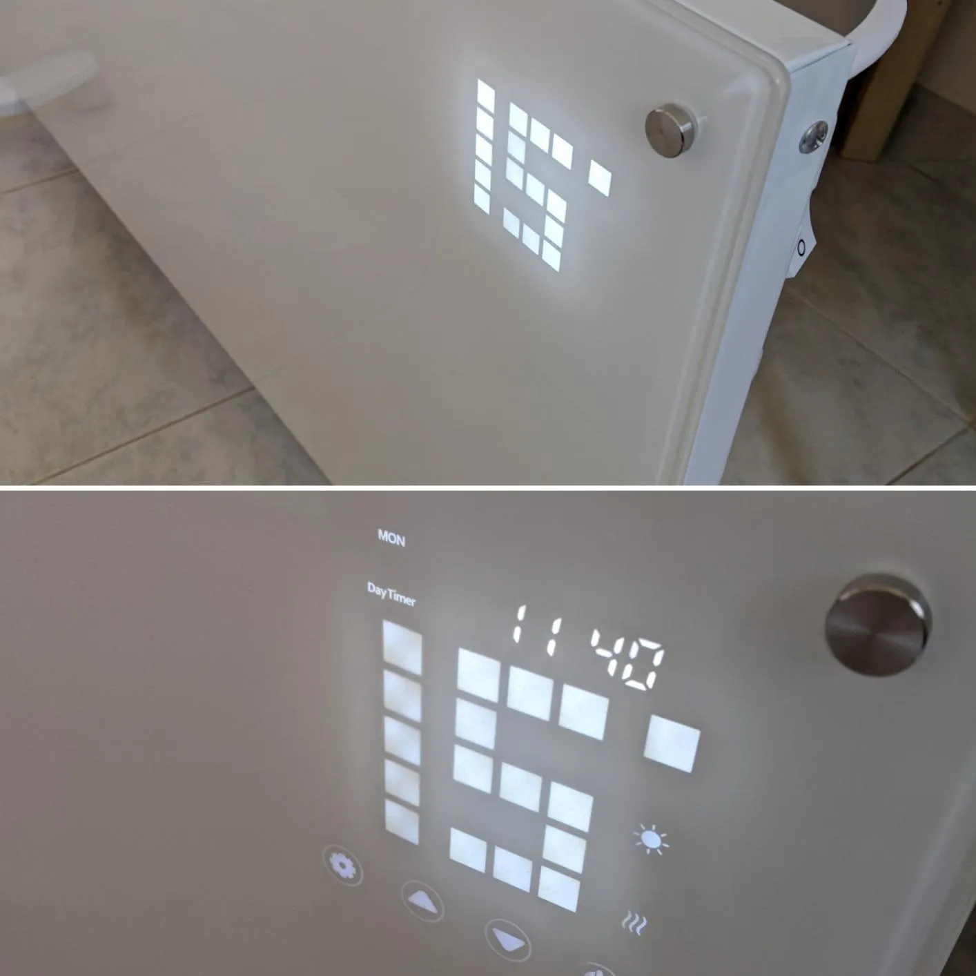 Klarstein Bornholm radiateur électrique blanc 2000W