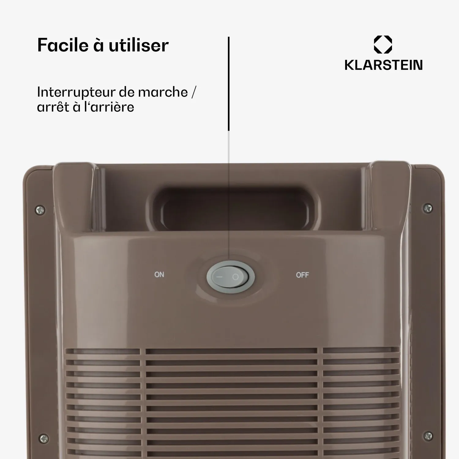 Klarstein Drybest 2000 2G déshumidificateur 2 L gris ioniseur