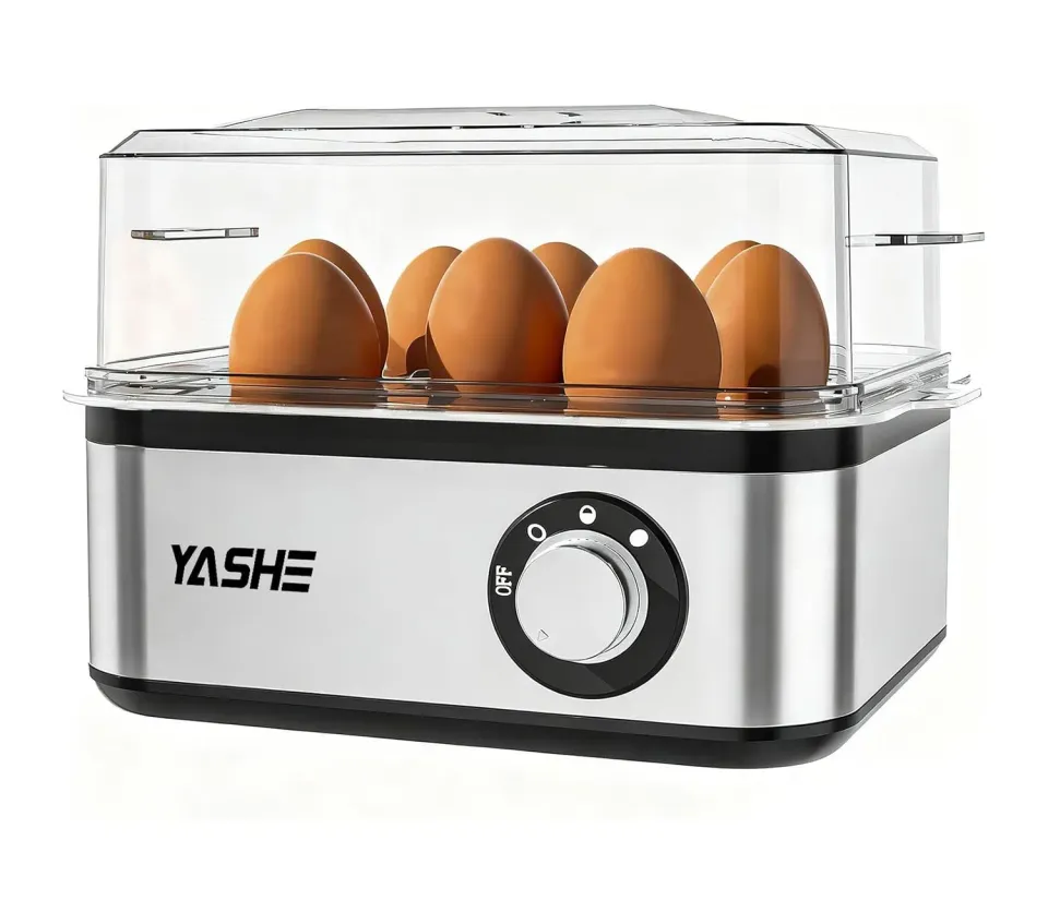 YASHE Cuiseur Œufs 8 Œufs Inox Pochage 4 Places