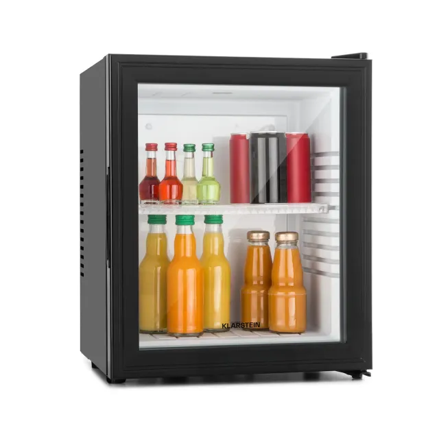 Klarstein Brooklyn Mini frigo 23L Noir Neo porte vitrée