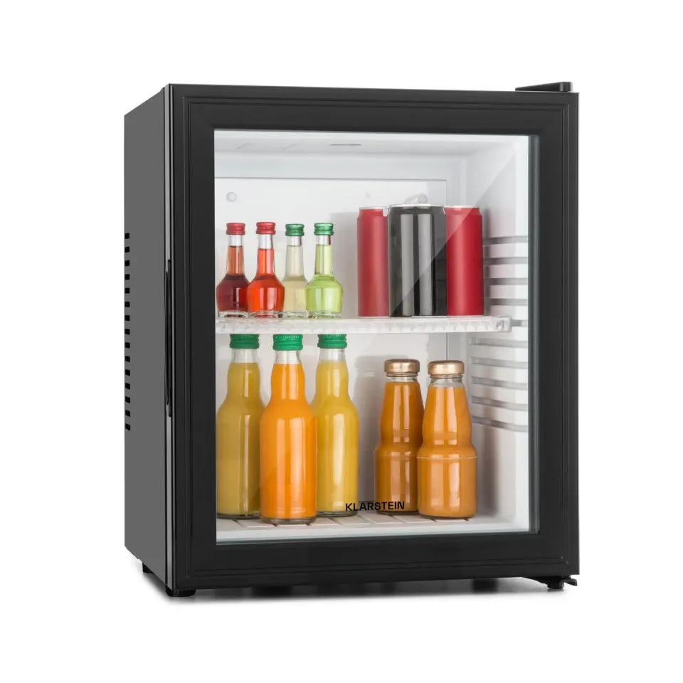 Klarstein Brooklyn Mini frigo 23L Noir Neo porte vitrée