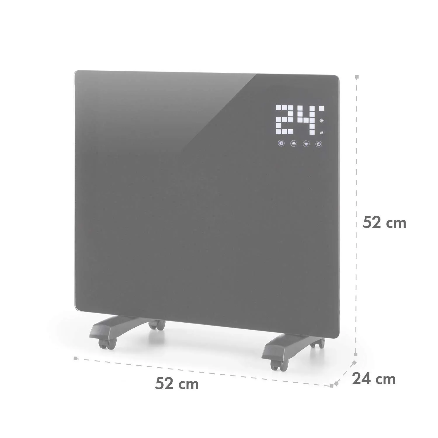 Klarstein Bornholm Single radiateur anthracite