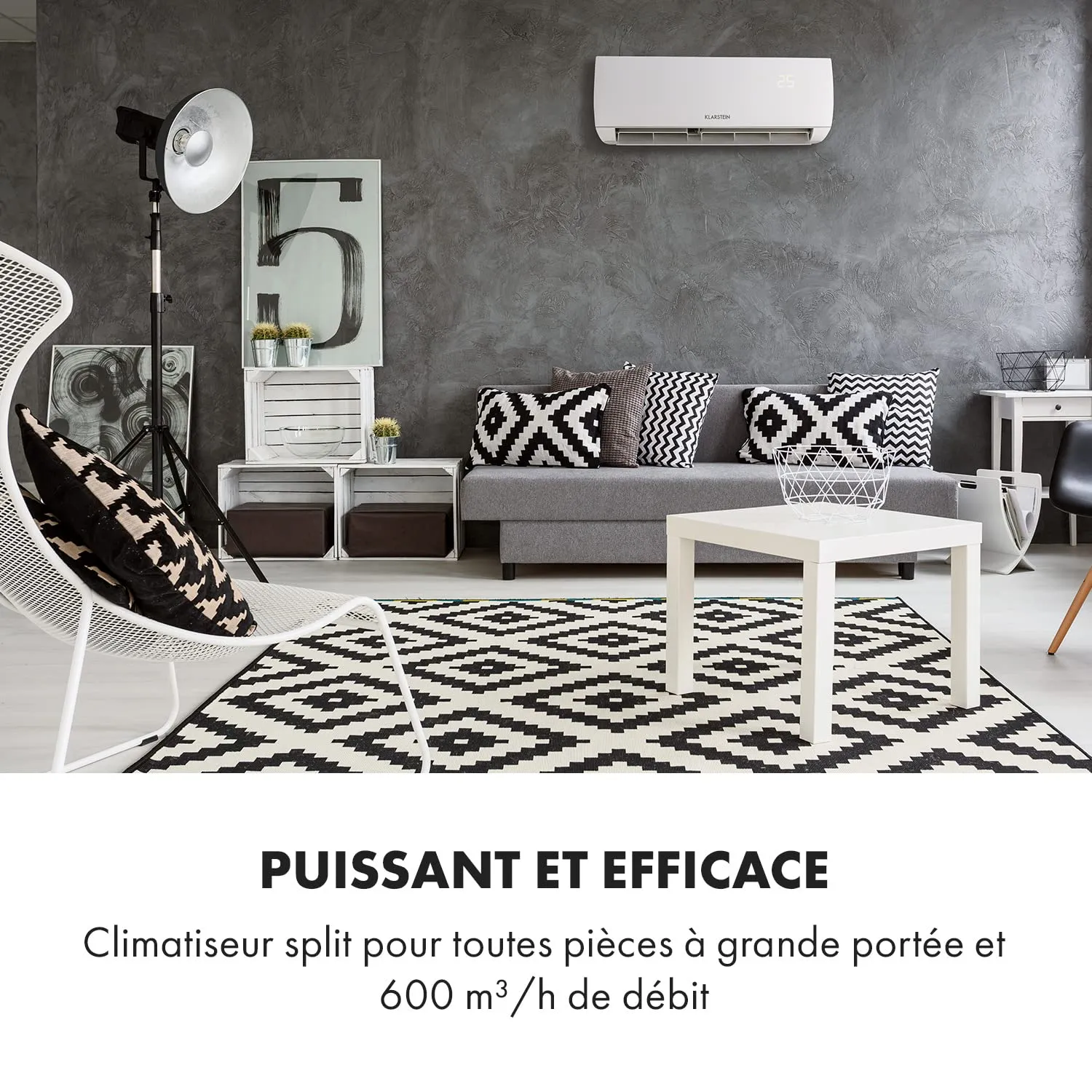 Klarstein Windwaker Smart climatiseur split 9000 BTU 600 m3/h