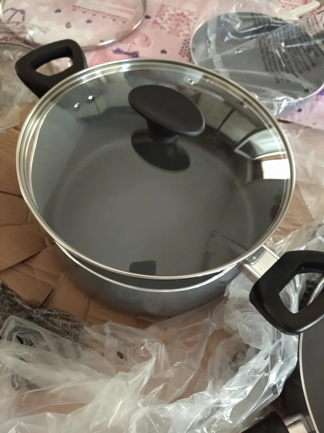 La Bella batterie de cuisine 21 pièces antiadhésive noire