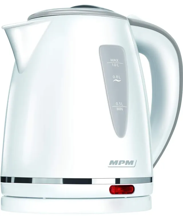 MPM MCZ-64 bouilloire électrique 1 L blanche sans fil