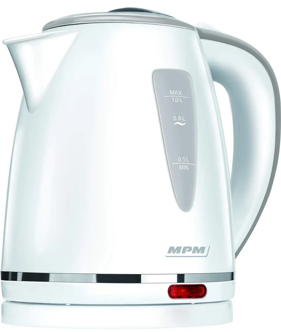 MPM MCZ-64 bouilloire électrique 1 L blanche sans fil