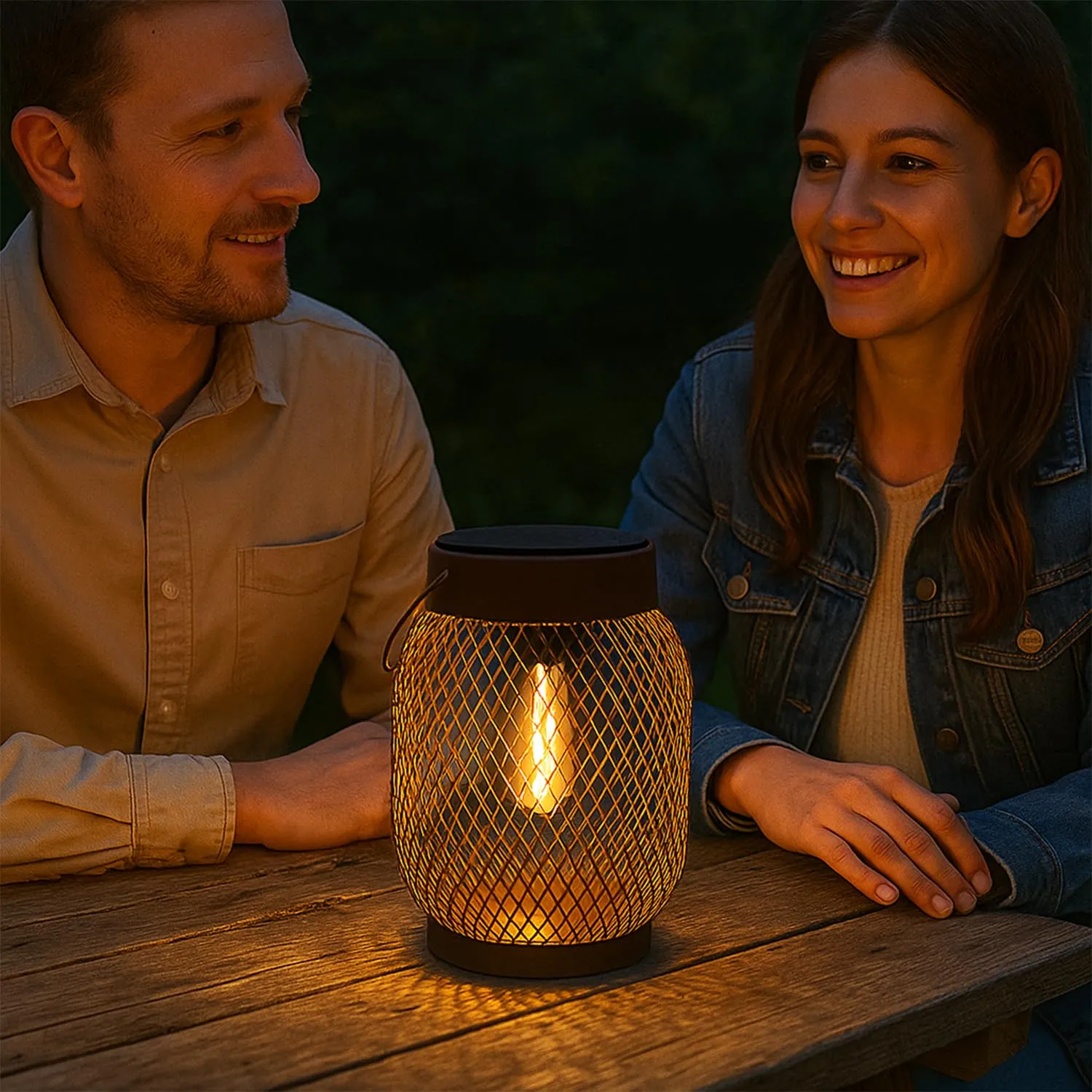 Beper Mira P207ILO302 lampe solaire extérieur corten
