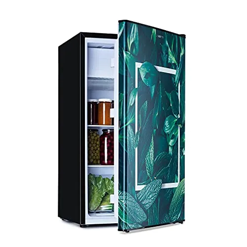 Klarstein CoolArt combiné réfrigérateur 79 L design forêt