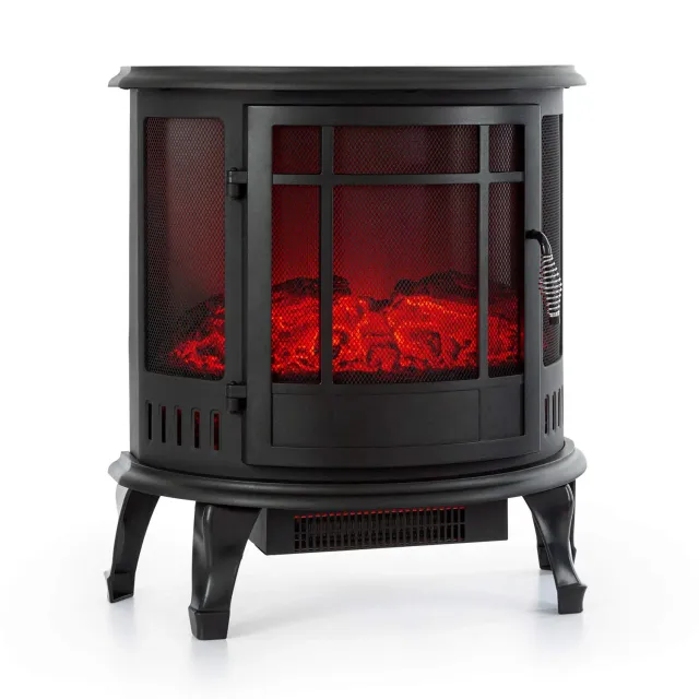 Klarstein Megève cheminée électrique 1850 W noire 25m²