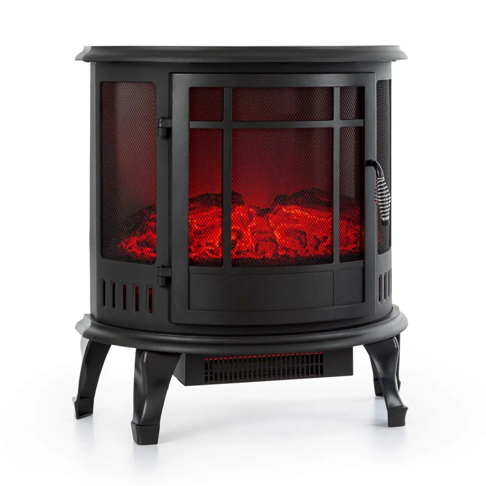 Klarstein Megève cheminée électrique 1850 W noire 25m²