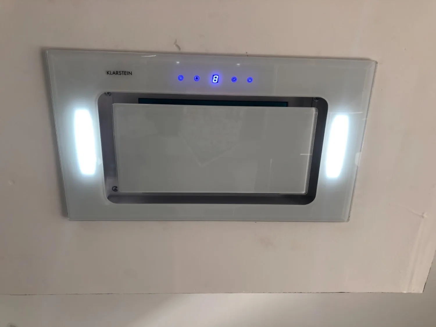 Klarstein Hektor hotte encastrable 52 cm blanc 530 m3/h