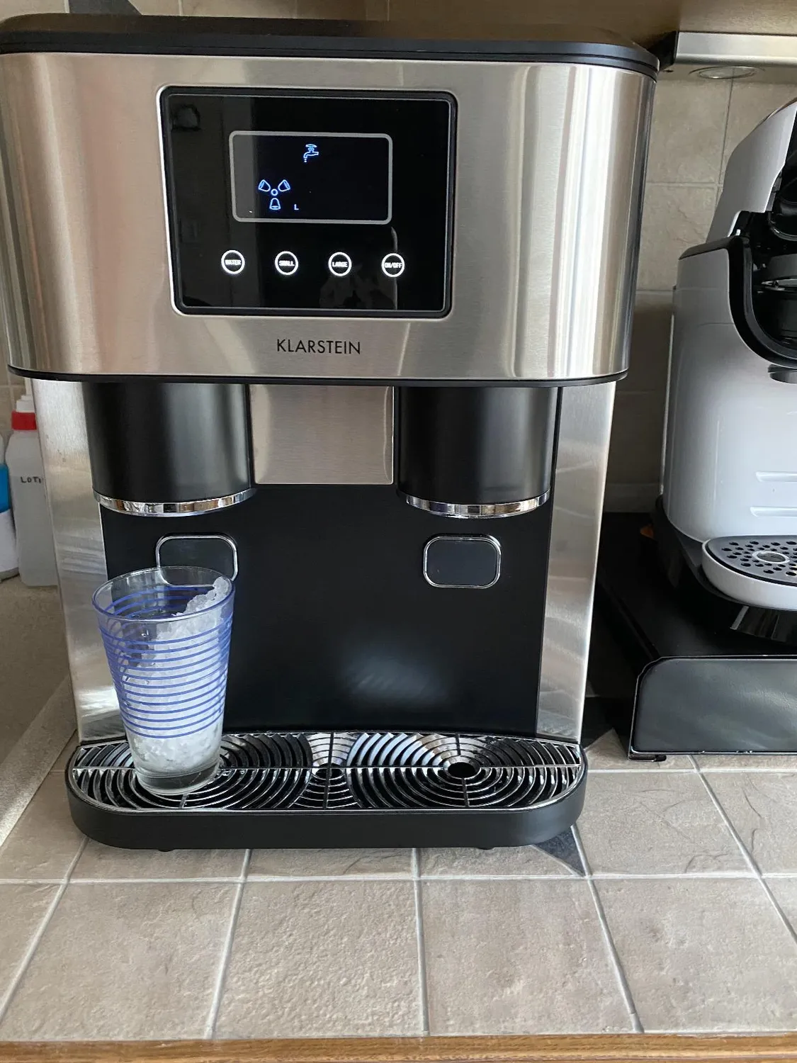 Klarstein Eiszeit Crush machine à glaçons inox 1,8L 15kg